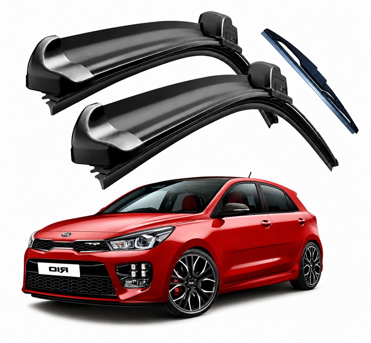 3 Limpiaparabrisas Para Kia Rio 2016 2017 2018 2019 2020 2021 2022
