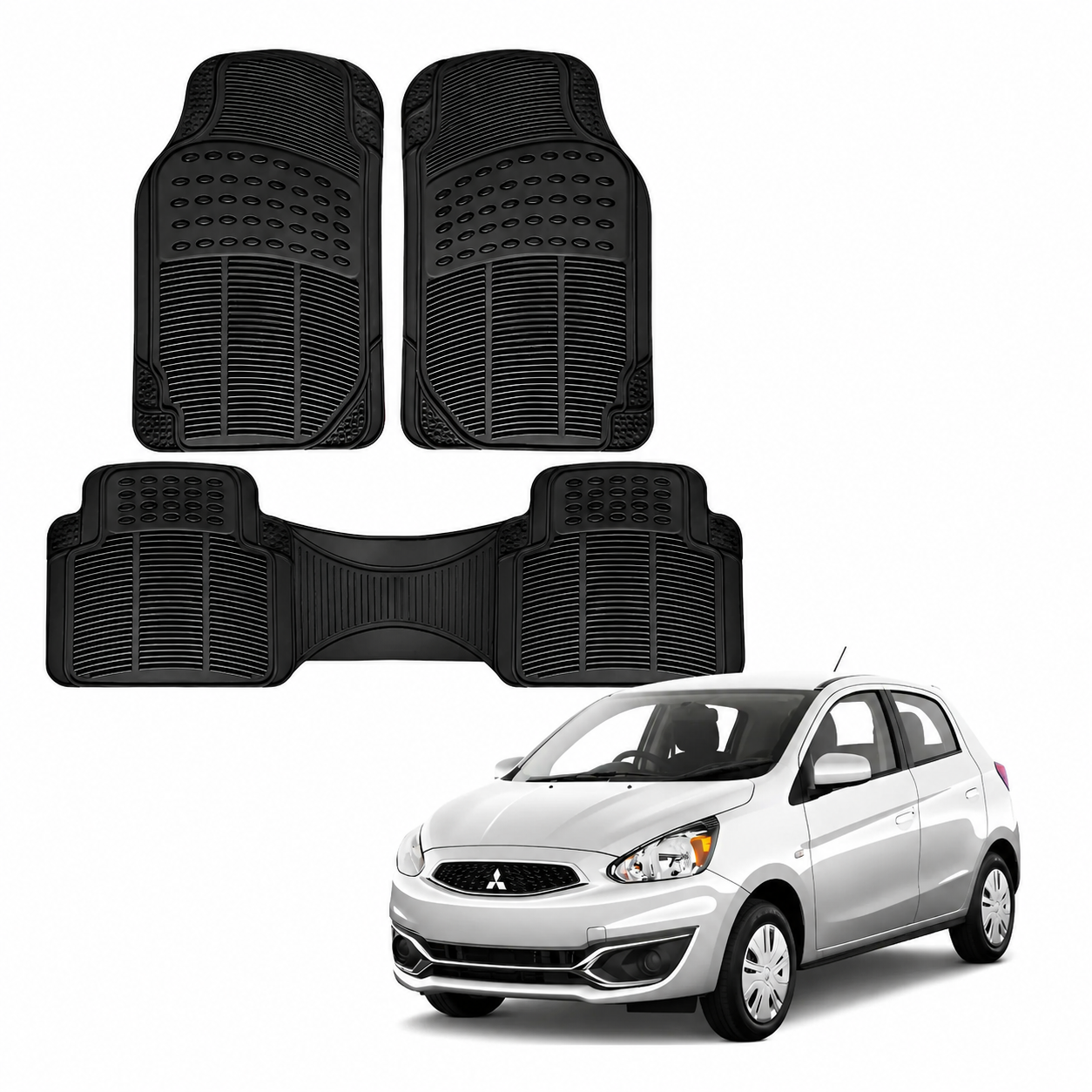 3 Tapetes Mitsubishi Mirage 2012 2013 2014 2015 2016 2017 2018 2019 2020