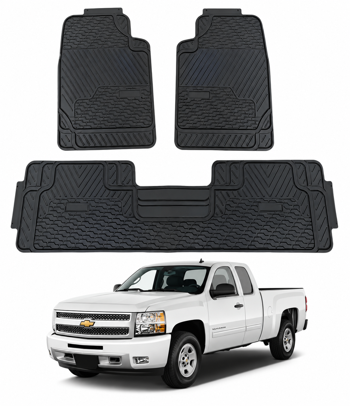 3 Tapetes Para Silverado 1999 2000 2001 2002 2003 2004 2005 2006 2007 2008 2009 2010