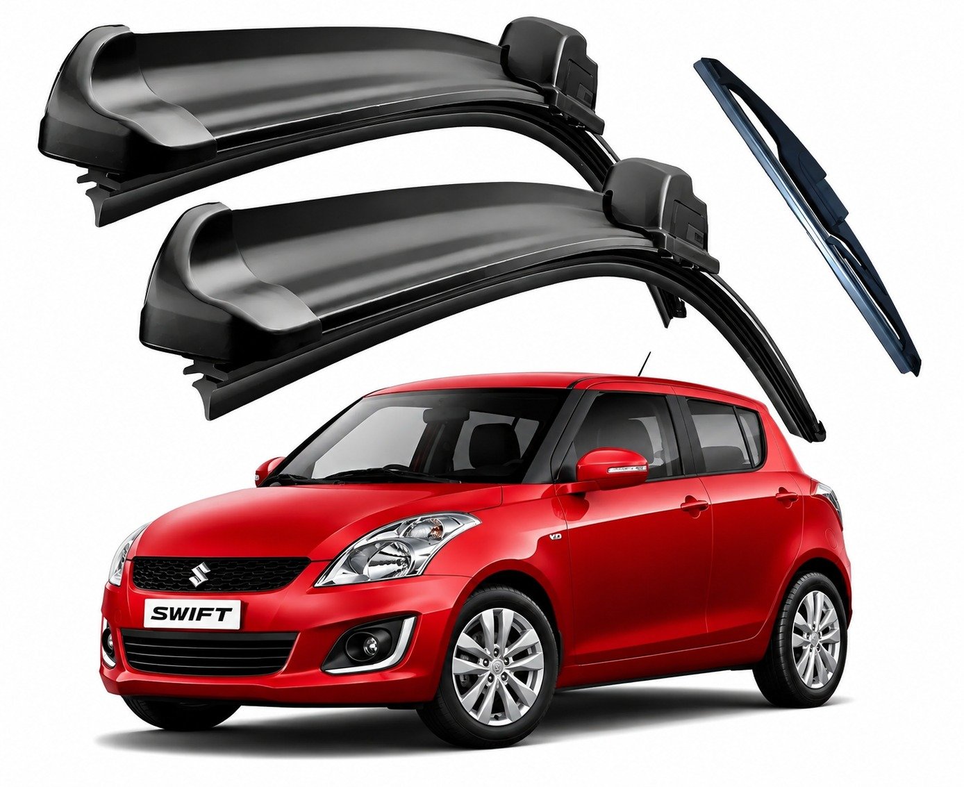 Juego De 3 Limpiaparabrisas Para Suzuki Swift 2004 2005 2006 2007 2008 2009 2010 2011 2012 2013 2014 2015 2016 2017
