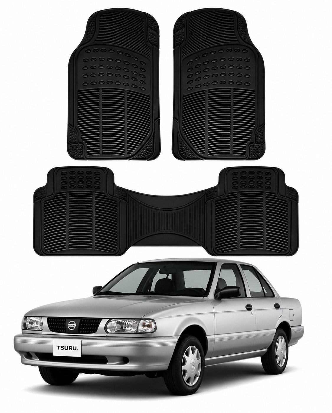 3 Tapetes Nissan Tsuru 1992 1993 1994 1995 1996 1997 1998 1999 2000 2001 2002 2003 2004 2005 2006 2007 2008 2009 2010 2011 2012 2013 2014 2015 2016 2017