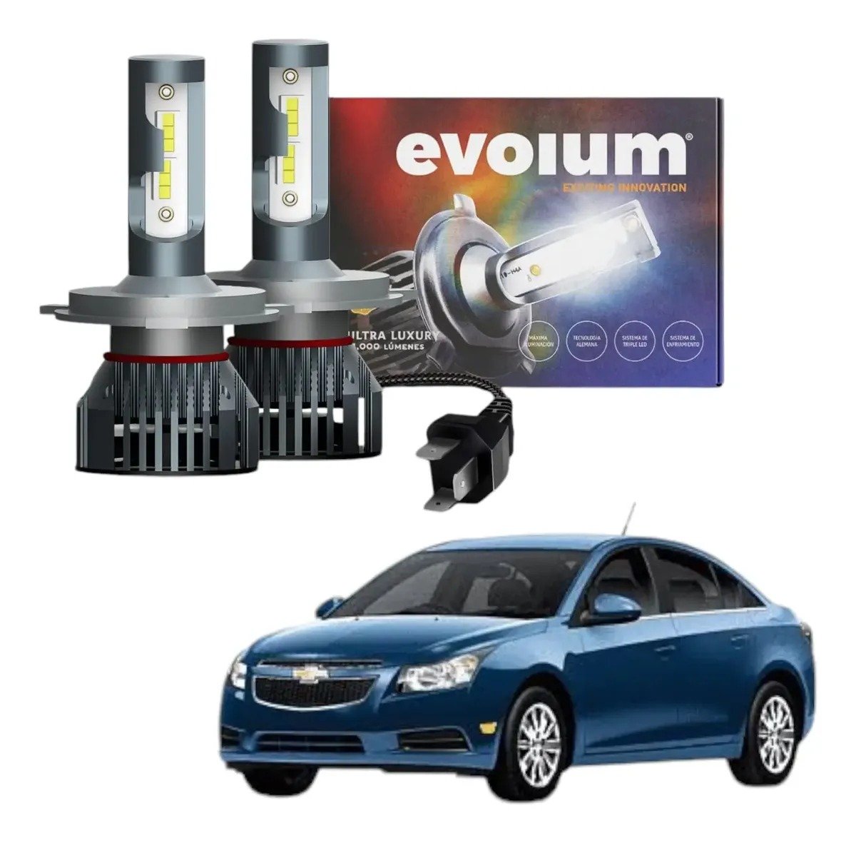 Focos Luz Led Cruze H4 14000lm Alta Baja 2010 2011 2012 2013 2014 2015 2016