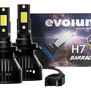 Focos Luz Led H7 H11 9005 9006 H3 H1 880 2502 11000lm Evolum