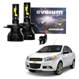 Focos Luz Led Aveo H4 11000lm 2012 2013 2014 2015 2016 2017 H4 Blanco Neutro
