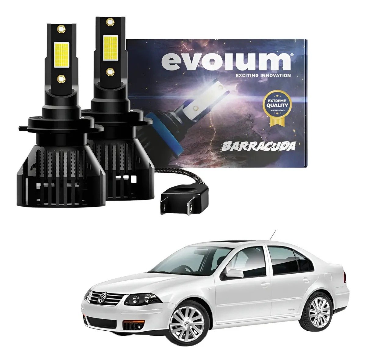 Focos Luz Led Jetta Clasico H7 11000lm 2008 2013 2014 2015