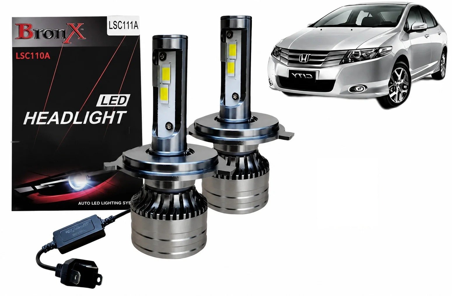 Focos Led H4 Para City 2008 2009 2010 2011 2012 2013 2014