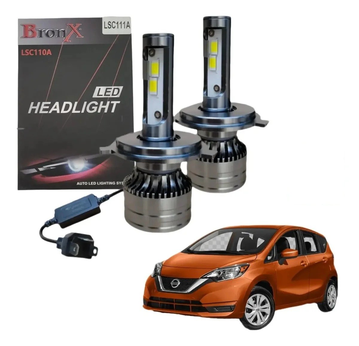 Focos Luz Led H4 Para Note 2013 2014 2015 2016 2017