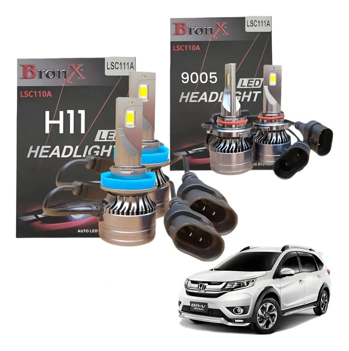 Focos Led H11-9005 Para Br-v 2016 2017 2018 2019 2020 2021