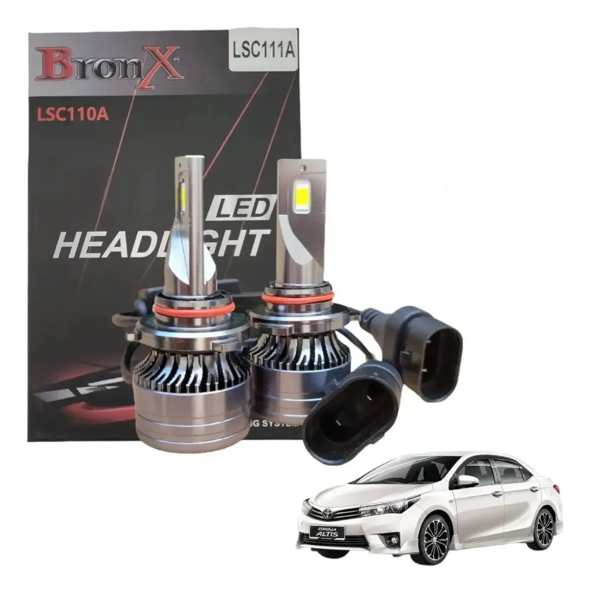 Focos Luz Led 9005 Para Corolla 2014 2015 2016 2017 2018