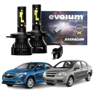Focos Luz Led Aveo H4 11000lm 2008 2009 2010 2011 2012 2013 2014 2015 2016 2017 2018 2019 2020 2021 2022 2023 Alta Y Baja