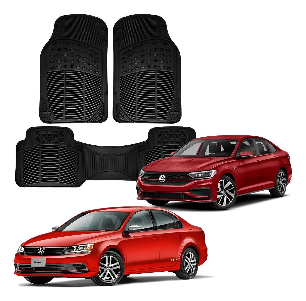3 Tapetes Para Jetta Mk6 Mk7 2010 A 2020 2021 2022 2023