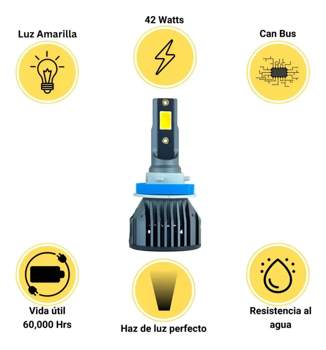 Focos Led Para Maxima H11 Niebla 2014 2015 2016 2017 - Imagen 3