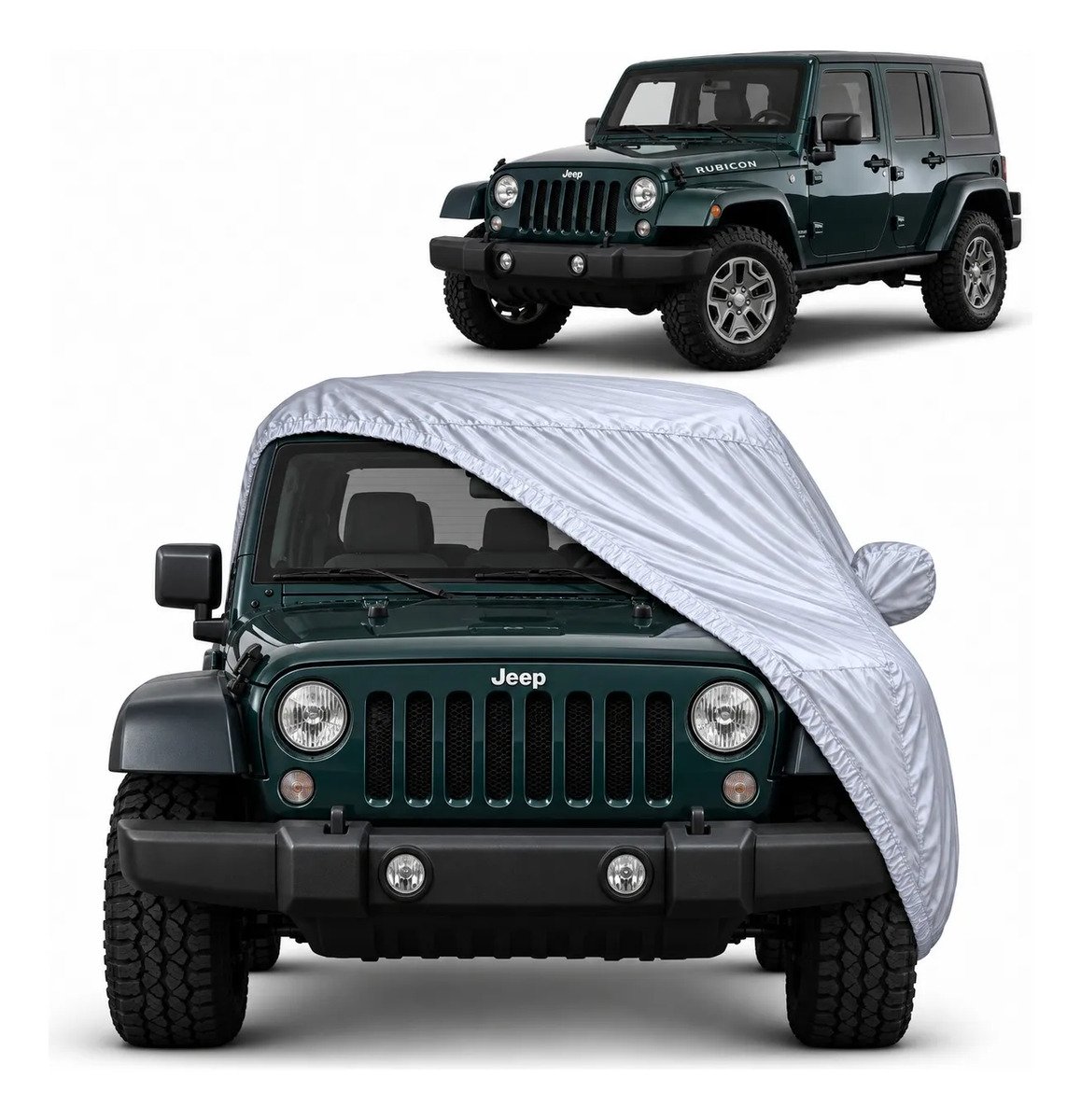 Funda Cubre Carro Jeep Wrangler 2007 2008 2009 2010 2011 2012 2013 2014 2015 2016 2017 2018 2019 2020 2021 2022 2023 2024