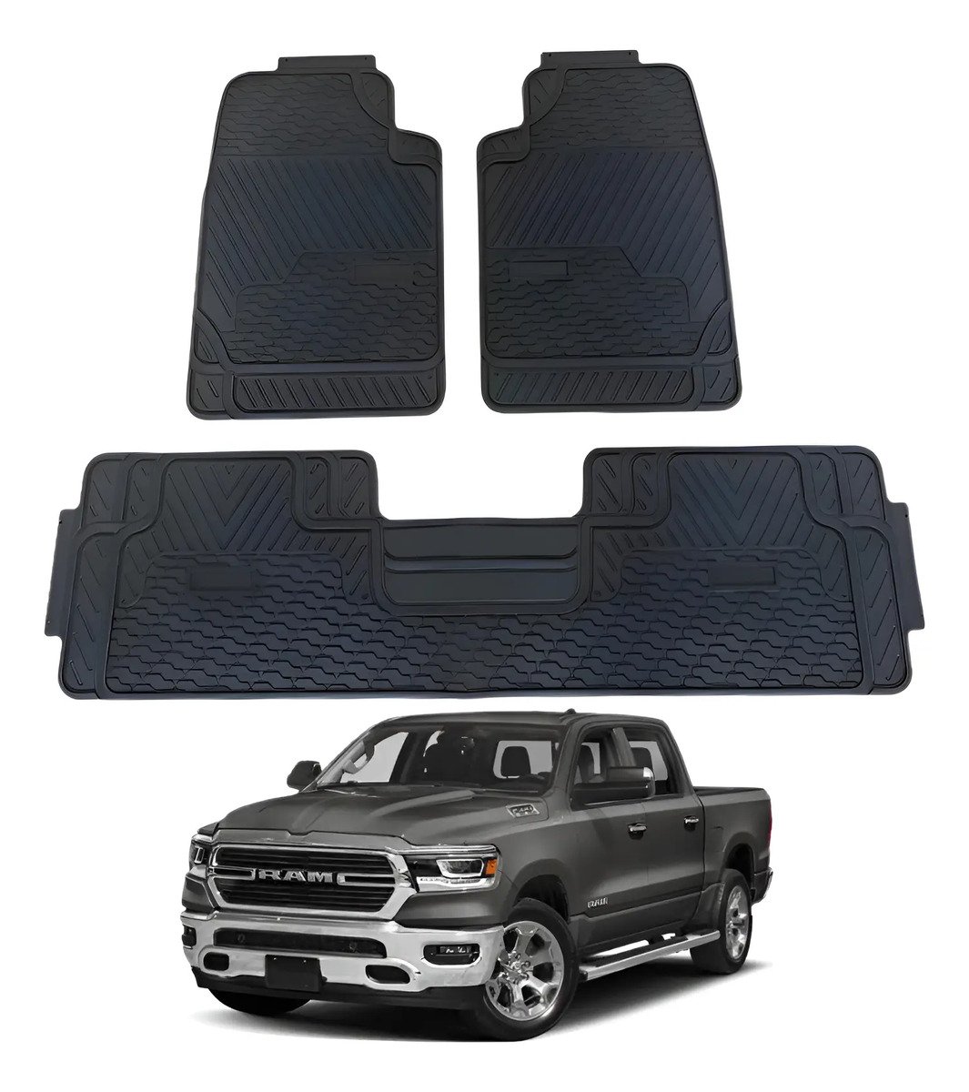 3 Tapetes Para Ram 1500 2006 2007 2008 A 2017 2018 2019