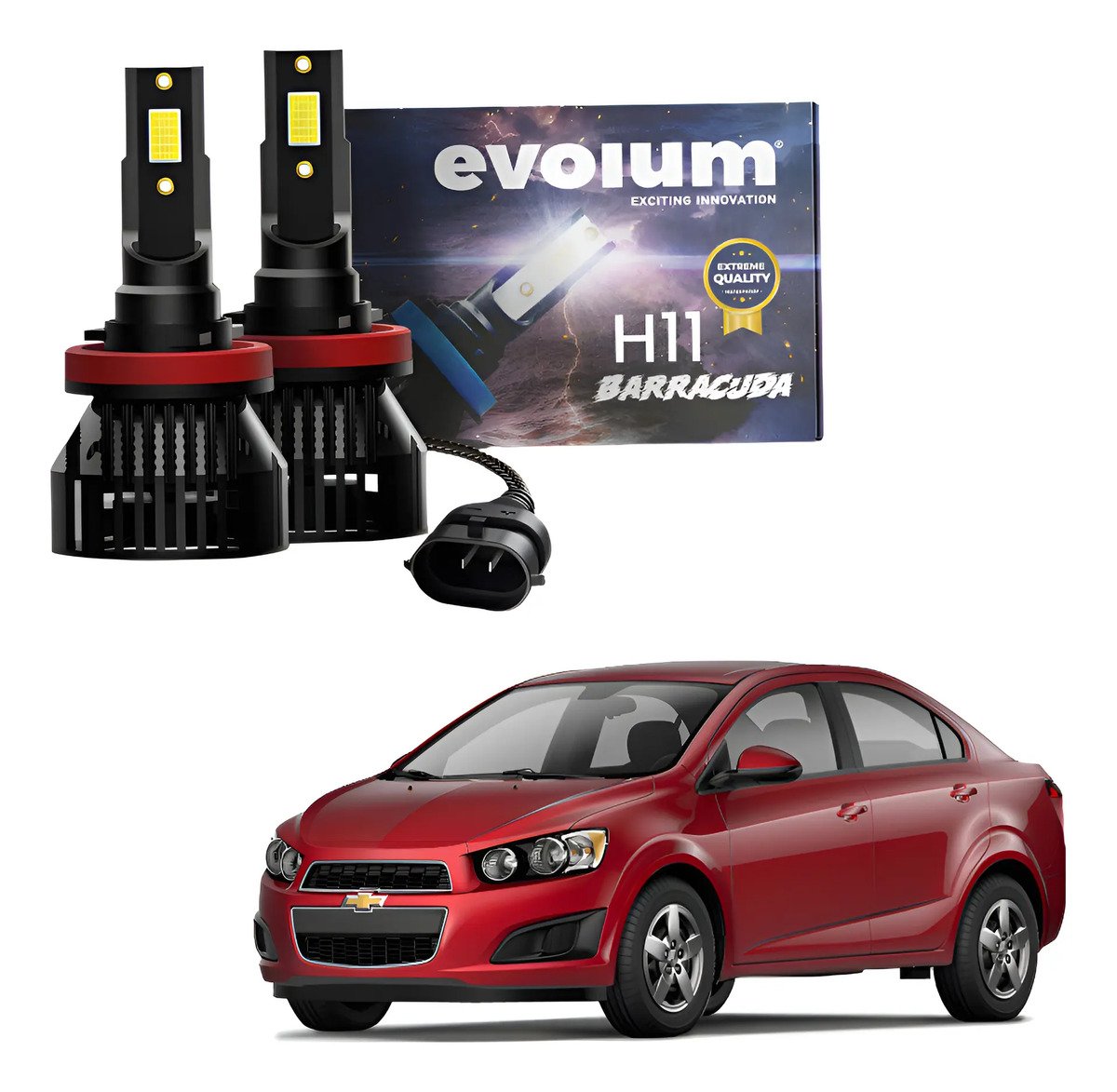 Focos Led Sonic H11 Baja 11000lm 2012 2013 2014 2015 2016