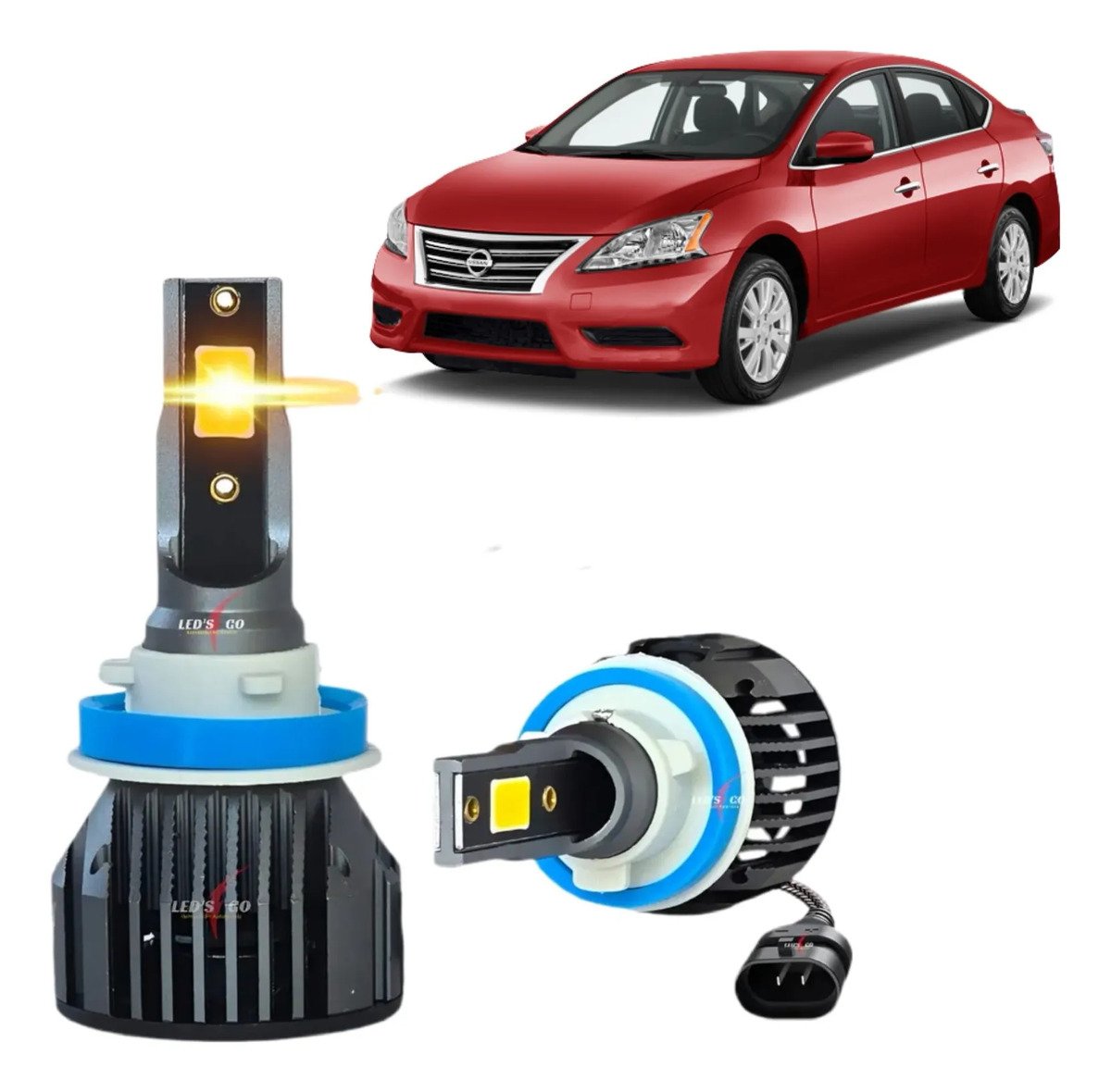 Focos Led Sentra H11 Niebla 2000 2001 2002 2003 A 2014 2015