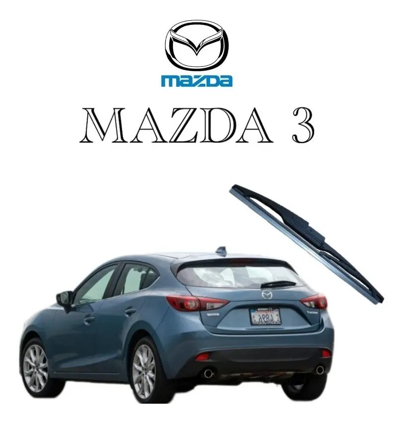 3 Limpiaparabrisas Para Mazda 3 2014 2015 2016 2017 2018 - Imagen 2