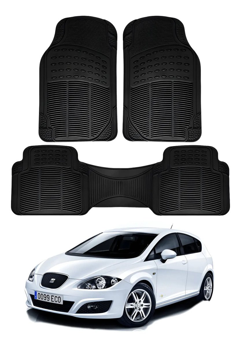 3 Tapetes Seat Leon 2006 2007 2008 2009 2010 2011 2012 2013