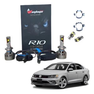 Focos Led H7 Jetta Mk6 2011 2012 A 2015 2016 R10 30000lm