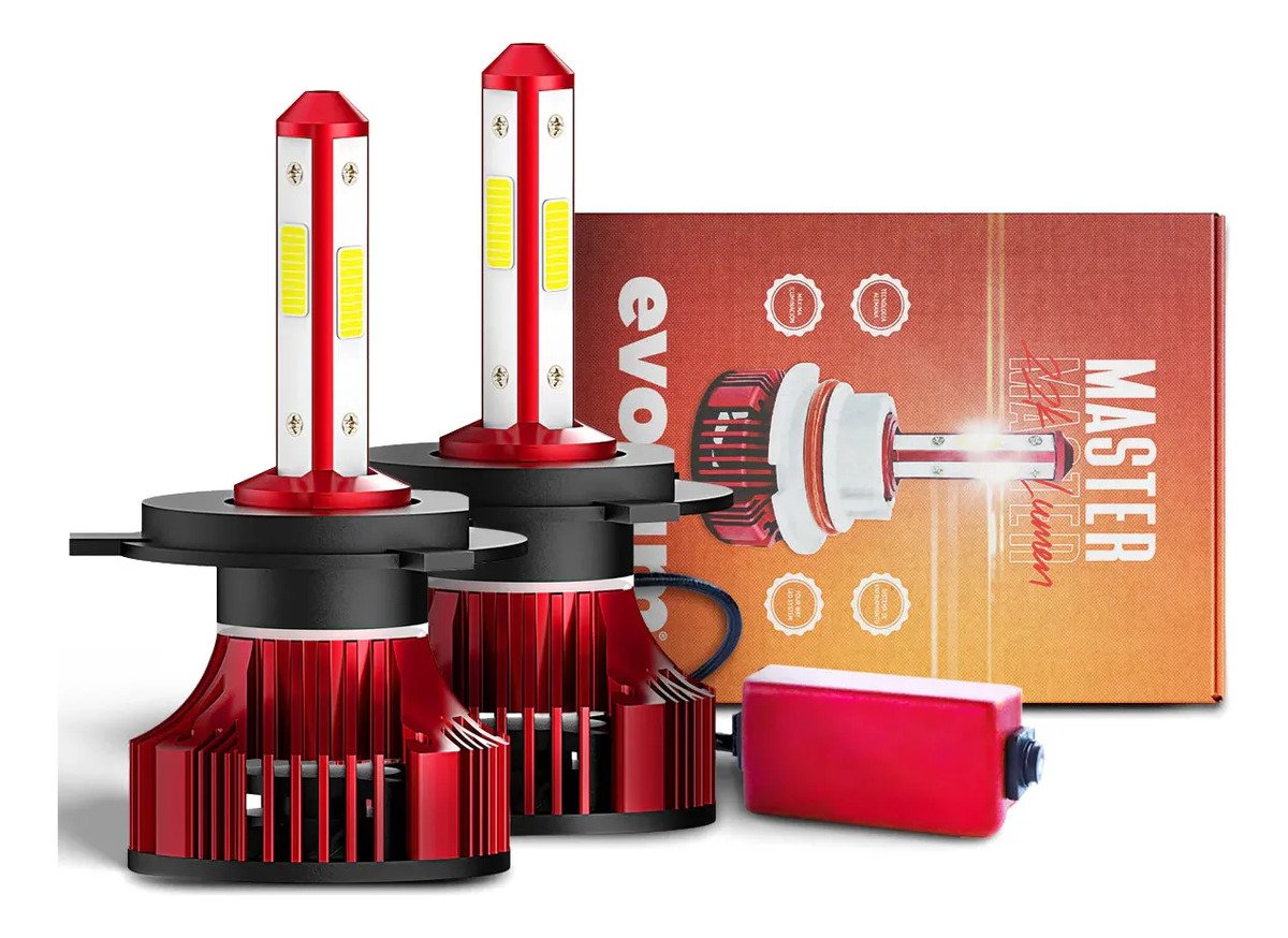 Focos Luz Led Versa H4 Alta Baja 22000lm 2012 2013 A 2018 19 - Imagen 2