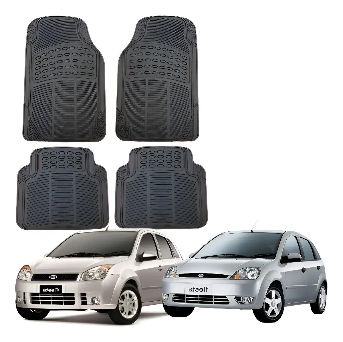 4 Tapetes Para Ford Fiesta 2003 A 2006 2007 2008 2009 2010