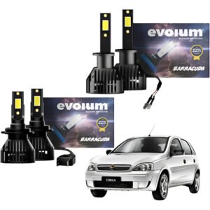 Focos Led Corsa H1 H7 Alta Baja 11000lm 2002 A 2006 2007 08