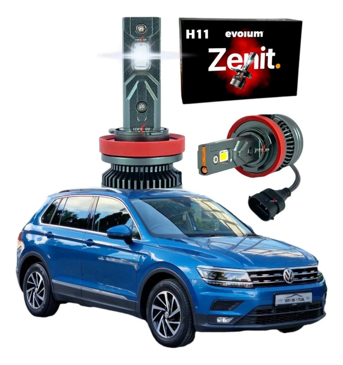 Luz Led Para Vw Tiguan 20000lm 2010 2011 2012 A 2019 2020