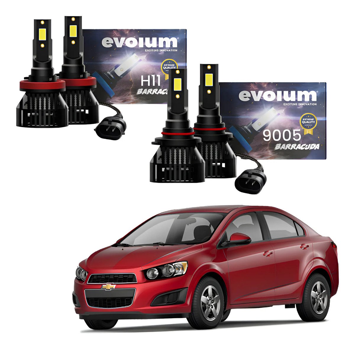 Focos Led Sonic Alta Y Baja 11000lm 2012 2013 2014 2015 2016