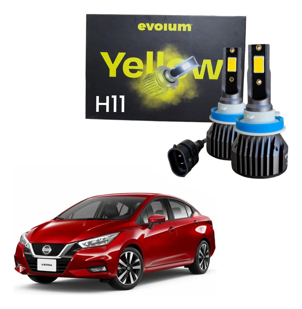Focos Led Niebla Versa H11 2020 2021 2022 2023 2024 2025