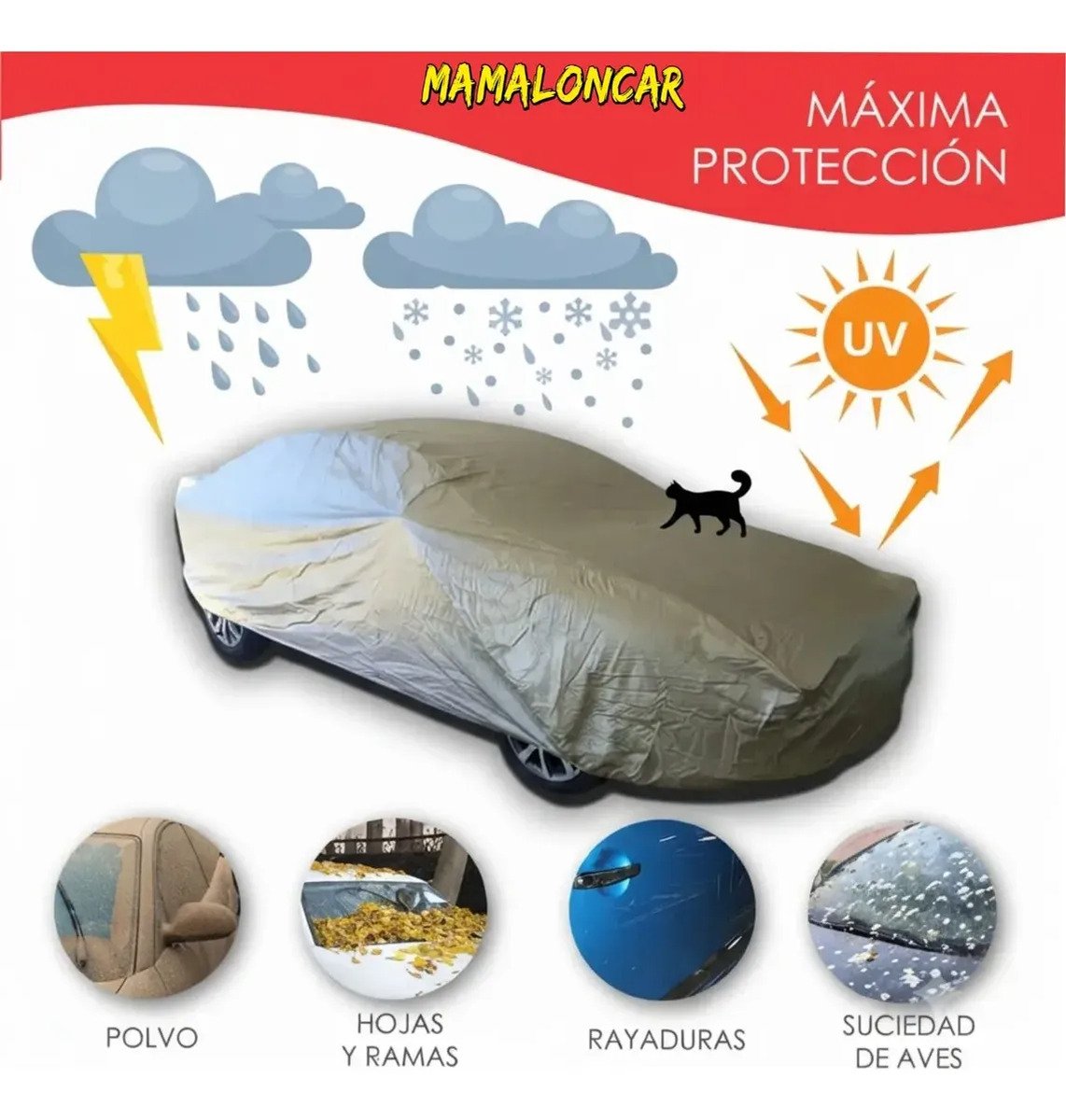 Funda Cubre Carro Volkswagen Tiguan 2007 2008 2009 2010 2011 2012 2013 2014 2015 2016 2017