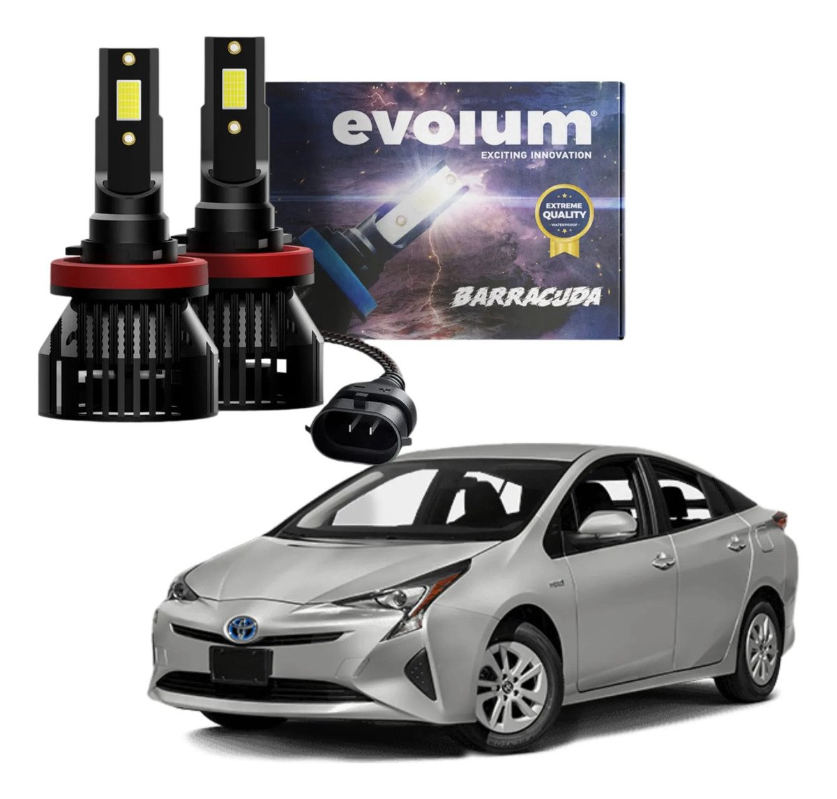 Kit Focos Led H11 Para Prius 2010 2011 A 2025 2026 11000lm