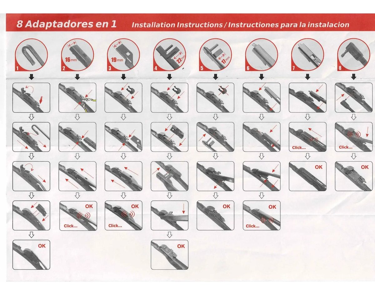 Limpiaparabrisas Trasero Honda Br-v 2017 2018 2019 2020 A 25 - Imagen 5