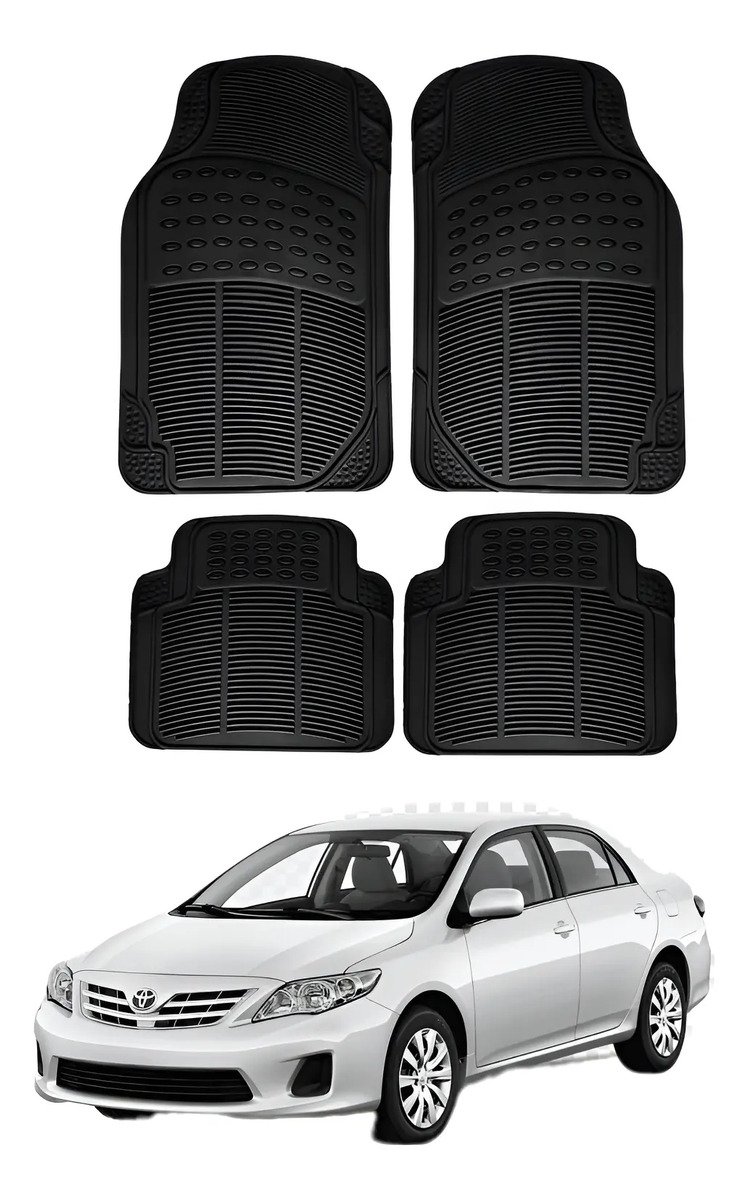 4 Tapetes Para Corolla 2009 2010 2011 2012 2013 Uso Rudo