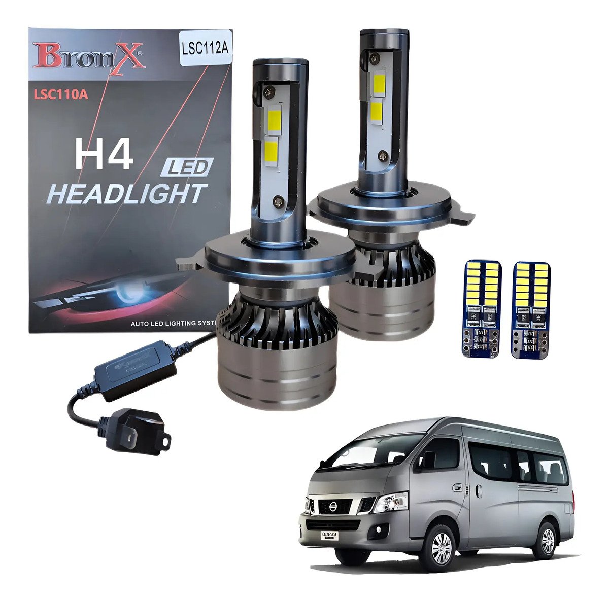 Focos Led H4 Para Urvan 2014 A 2019 2020 2021 2022 2023 2024