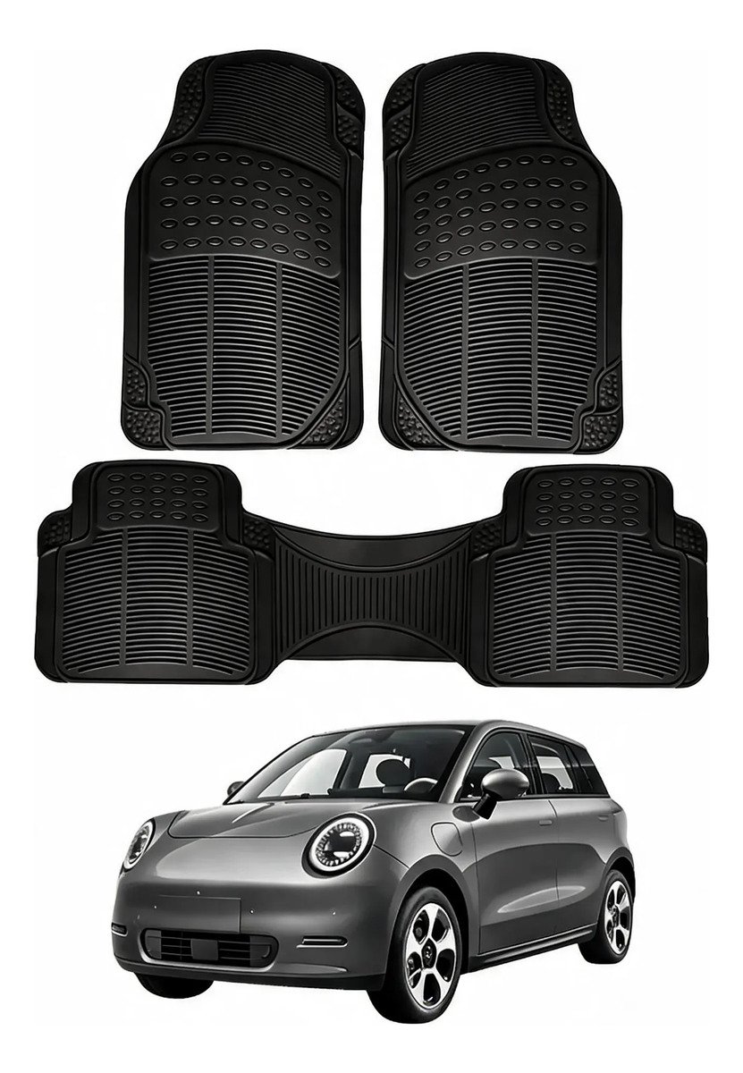 3 Tapetes Para Jac E30x 2024 2025 2026 Uso Rudo Negro