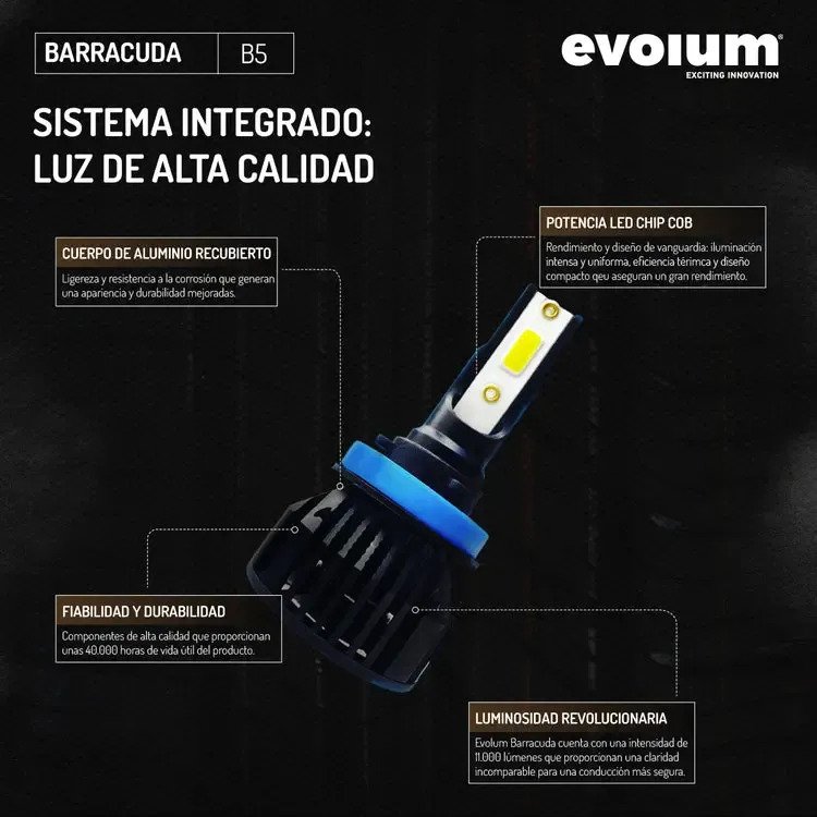 Kit De Leds Alta, Baja Y Niebla Jetta Clasico 2008 - 2015 - Imagen 4