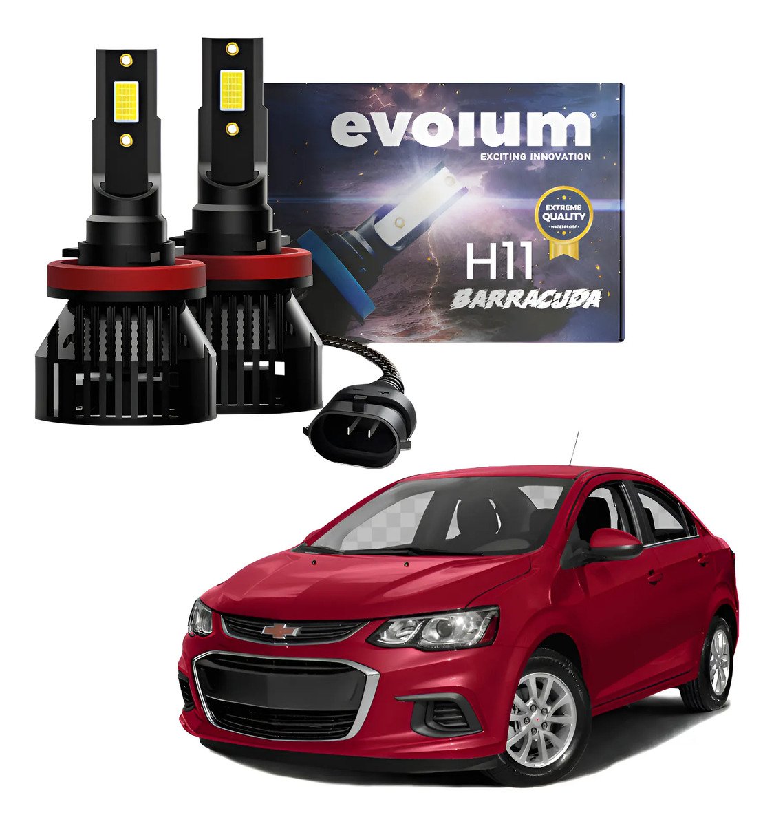 Focos Led Para Sonic H11 Baja 11000lm 2017 2018 2019 2020