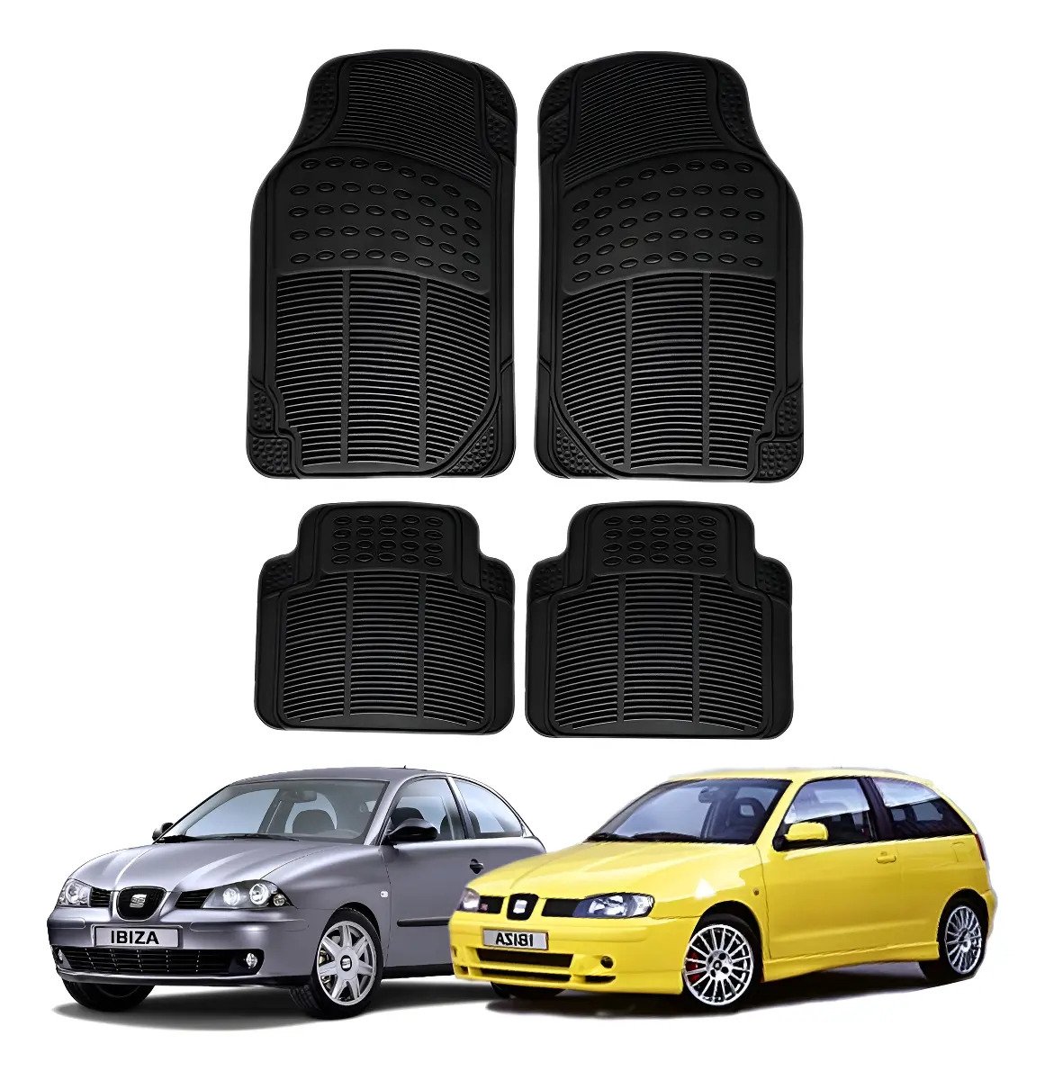 4 Tapetes Para Seat Ibiza O Cordoba 2000 A 2007 2008 2009