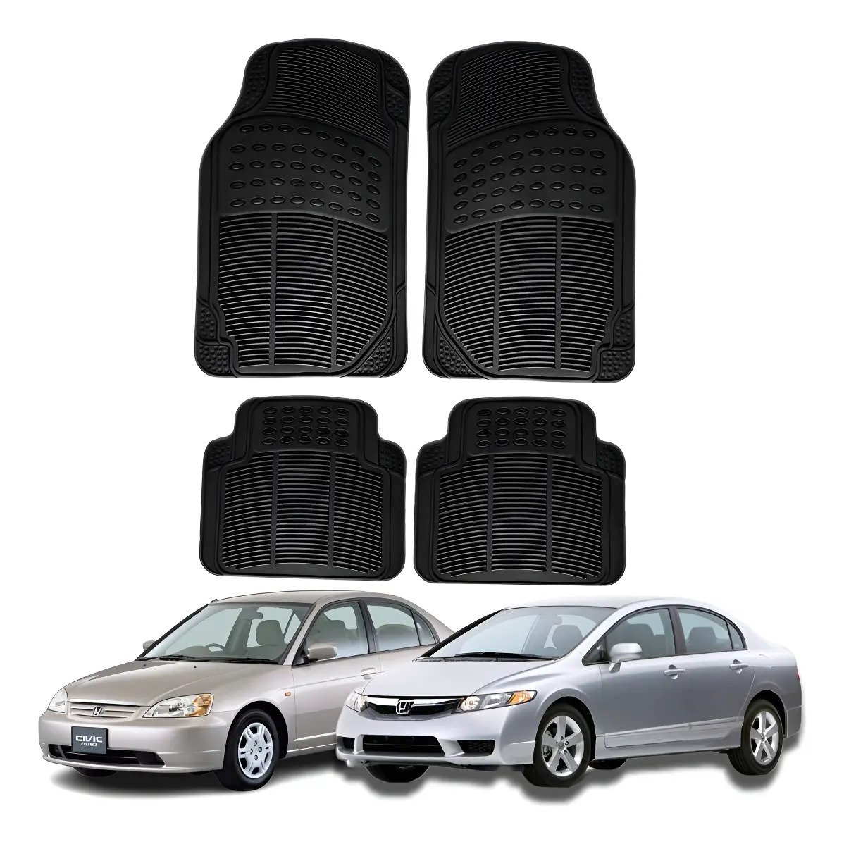 4 Tapetes Para Civic 2001 A 2006 2007 2008 2009 2010 2011